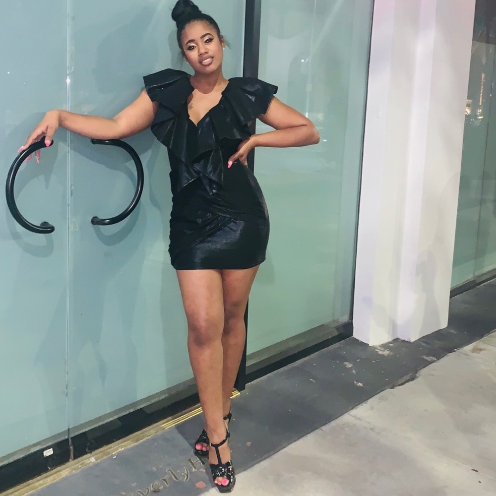 Black Bat wing Dress